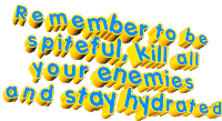 Remember To Be Spiteful Kill All Your Enemies Sticker - Remember To Be Spiteful Kill All Your Enemies Stay Hydrated Stickers