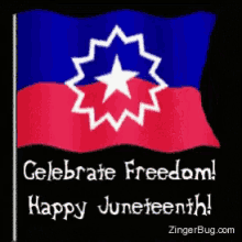 Happy Juneteenth Flag GIF - Happy Juneteenth Flag Freedom GIFs