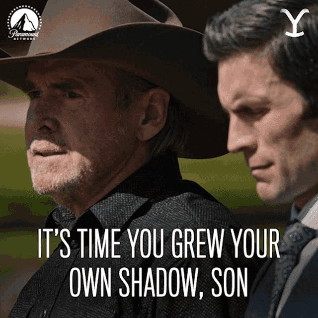 Its Time You Grew Your Own Shadow Son Wes Bentley GIF - Its Time You Grew Your Own Shadow Son Wes Bentley John Dutton GIFs
