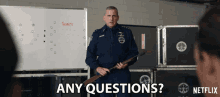 Any Questions General Mark R Naird GIF - Any Questions General Mark R Naird Steve Carell GIFs
