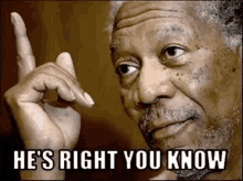 Morgan Freeman Pointing GIF - Morgan Freeman Pointing Hes Right GIFs