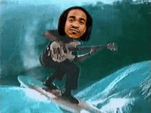 max maxb guitar surfing surfs up