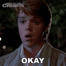 okay chris night of the creeps oh okay i agree okay chris night of the creeps oh okay i agree