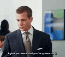 you work