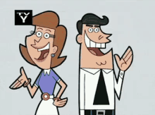 Cardboard Parents - Fairly Odd Parents GIF - The Fairly Odd Parents Vicky Parents GIFs