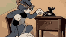 Fbi Sus GIF - Fbi Sus Tom And Jerry GIFs