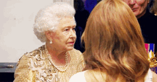 Queen Elizabeth Shrug GIF - Queen Elizabeth Shrug Frown GIFs