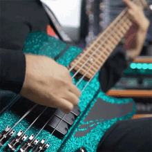 Playing Bass Guitar Andrew Baena GIF - Playing Bass Guitar Andrew Baena Guitar Riff GIFs