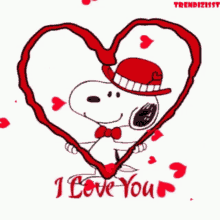 Snoopy I Love You GIF - Snoopy I Love You Heart GIFs