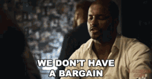We Dont Have A Bargain Shadow Moon GIF - We Dont Have A Bargain Shadow Moon American Gods GIFs