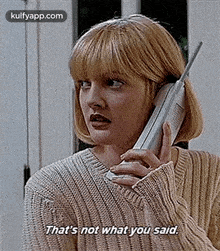 That'S Not What You Said..Gif GIF - That'S Not What You Said. Drew Barrymore Scream GIFs