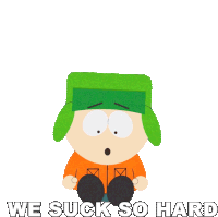 We Suck So Hard Kyle Broflovski Sticker - We Suck So Hard Kyle Broflovski South Park Stickers
