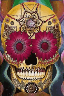 Colorful Skull GIF - Colorful Skull GIFs