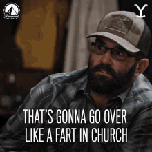 Thats Gonna Go Over Like A Fart In Church Jake GIF - Thats Gonna Go Over Like A Fart In Church Jake Yellowstone GIFs