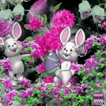 Happy Easter Sunday GIF - Happy Easter Sunday Rabbit GIFs