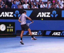 Roger Federer GIF - Roger Federer Tennis Hit GIFs