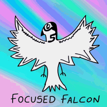 Focused Falcon Veefriends GIF - Focused Falcon Veefriends Eyes On The Prize GIFs