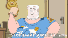 Stupid Fat Sumbitch Dusty Marlow GIF - Stupid Fat Sumbitch Dusty Marlow Paradise Pd GIFs