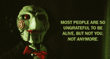 Jigsaw Most People Are So Ungrateful GIF - Jigsaw Saw Most People Are So Ungrateful GIFs
