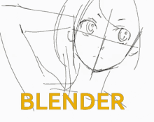 sketch blender anime