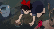 Clean Cleaning GIF - Clean Cleaning Anime GIFs