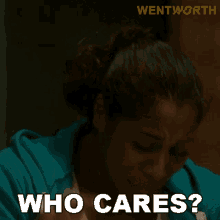 Who Cares Doreen Anderson GIF - Who Cares Doreen Anderson Wentworth GIFs
