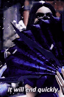 Mortal Kombat Kitana GIF - Mortal Kombat Kitana It Will End Quickly GIFs
