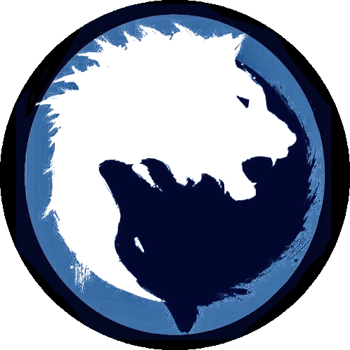 Wolves Yinyang Sticker - Wolves Yinyang Logo Stickers