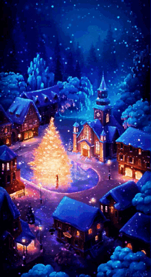 Christmas Light Christmas Tree GIF - Christmas Light Christmas Tree Snow GIFs
