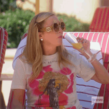 Drinking Real Housewives Of Beverly Hills GIF - Drinking Real Housewives Of Beverly Hills Sipping GIFs