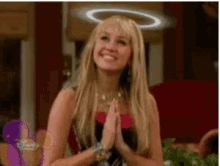 Hannah Montana Angel GIF - Hannah Montana Angel Halo GIFs