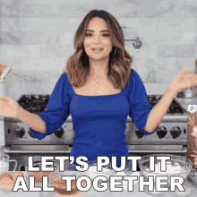 Lets Put It All Together Rosanna Pansino GIF - Lets Put It All Together Rosanna Pansino Mixing GIFs