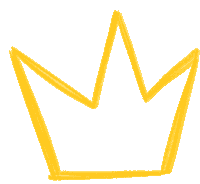 Crown King Sticker - Crown King Queen Stickers