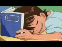 anime studiare scuola dormire sleep