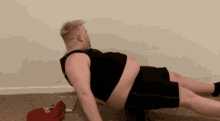 fat gym fat man exercising fail fat belly