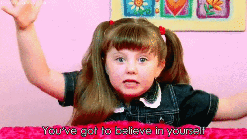 Believe In Yourself GIF - Yougotthis Believeinyourself Pigtails - Discover  & Share GIFs