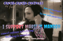 Marilyn Manson Evan Rachel Wood GIF - Marilyn Manson Evan Rachel Wood Manson GIFs