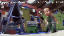 monster hunter rex toy story space i think aqua bad