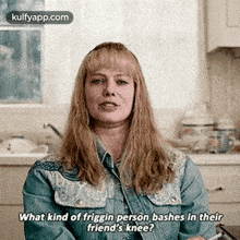What Kind Of Friggin Person Bashes In Theirfriend'S Knee?.Gif GIF - What Kind Of Friggin Person Bashes In Theirfriend'S Knee? Margot Robbie I Tonya GIFs