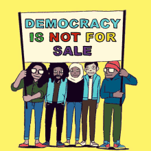 Democracy Is Not For Sale Budget GIF - Democracy Is Not For Sale Budget Build Back Better Budget GIFs