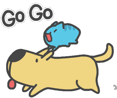 Capoo Go Go Sticker - Capoo Go Go Cute Stickers