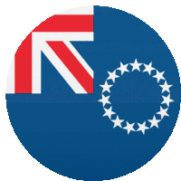 Cook Islands Flags Sticker - Cook Islands Flags Joypixels Stickers