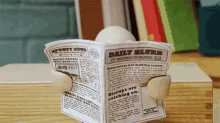 Reading Newspaper Busy GIF - Reading Newspaper Read Newspaper GIFs