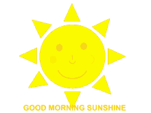 good morning sun sunshine greetings morning