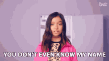 You Dont Even Know My Name Crush GIF - You Dont Even Know My Name Crush You Dont Know Me GIFs