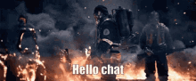 The Division Hello Chat GIF - The Division Hello Chat Flamerthrower GIFs