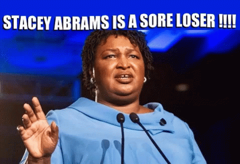 Stacey Abrams Sore Loser GIF - Stacey Abrams Sore Loser Loser - Discover &  Share GIFs