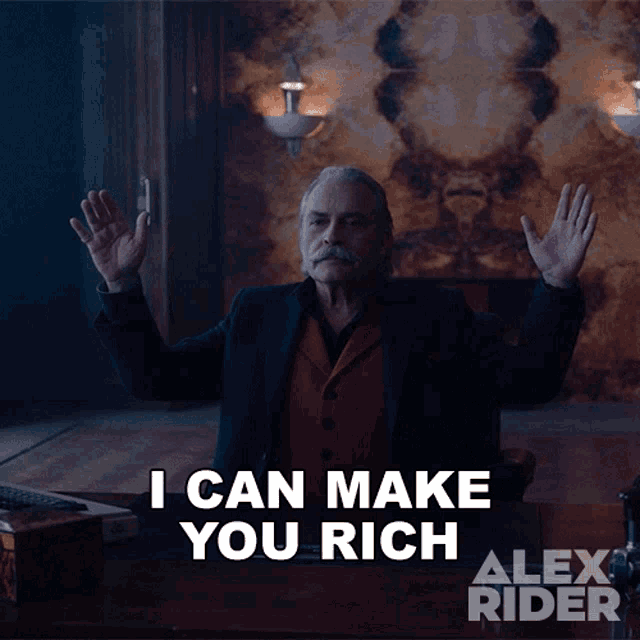 I Can Make You Rich Dr Greif GIF - I Can Make You Rich Dr Greif Alex Rider GIFs