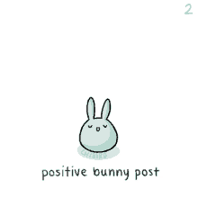 monday motivation positive bunny
