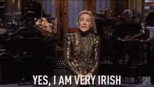 Im Irish Yes Im Irish GIF - Im Irish Yes Im Irish Saoirse Ronan GIFs